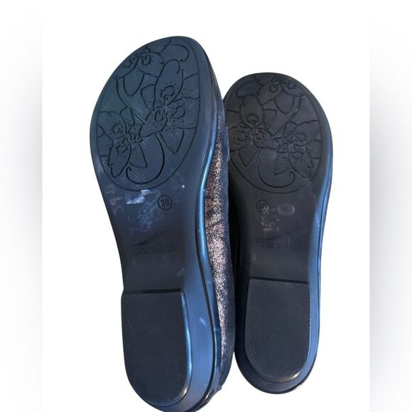 Dansko Olena Metallic Copper Black Loafer 7.5 US 38 EUR Womens Flat Slip On Shoe - Picture 5 of 8